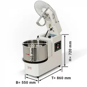 Miesič na cesto - kapacita 53 l / 44 kg, 400 Volt, výklopný