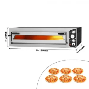 Pizza pec pre 6 pizze o priemere 35 cm, model PEP66B
