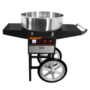 Stroj na výrobu cukrovej vaty - priemer 52 cm - čierny