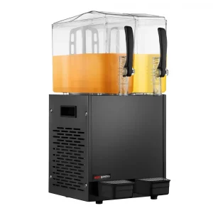 Dávkovač nápojov s kapacitou 2x 10 litrov - čierny