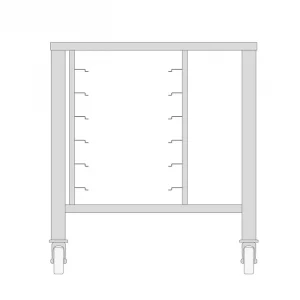 Podstavec s kolieskami pod konvektomaty pre 3x+4x GN 1/1, značka Maxima, označenie 08562205