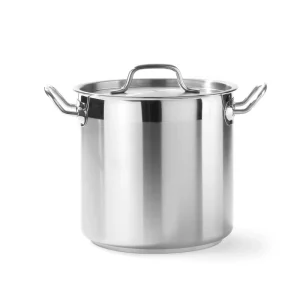 Vysoký hrniec s pokrievkou, Hendi Profi Line, objem 10L, ø240x(H)220 mm, model 832400