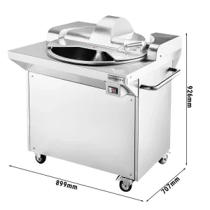 Horizontálny kuter s objemom 20 litrov - výkon 1,5 kW - 230 V - 1440 ot./min.