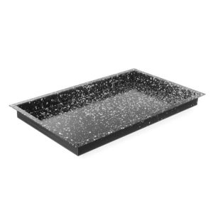 Smaltovaný pekáčový plech GN 1/1 - Výška 40 mm - Hendi