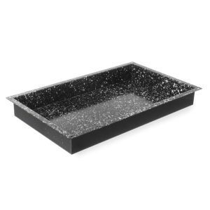 Smaltovaný pekáčový plech GN 1/1 - Výška 60 mm - Hendi