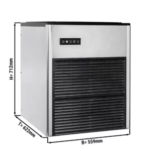 Plynová pásová rúra - digitál, pás 500 mm, 1260x1750 mm, so základňou