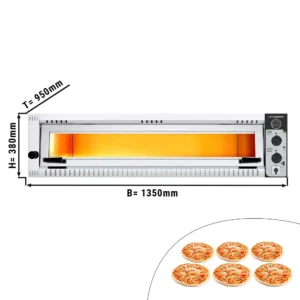 Manuálna pizza pec – 6x34 cm,