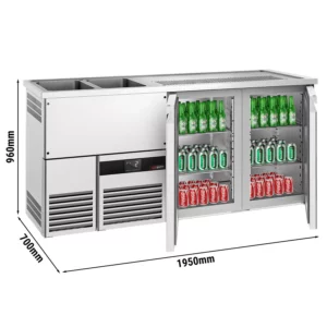 Bar na nápoje PREMIUM - 1950x700mm - 2 dvierka
