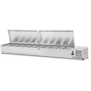Chladiaca vitrína 200x33 cm 10 GN 1/4 nádob