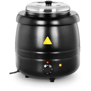 Kotlík na polievku 10 litrov oceľ čierny náter