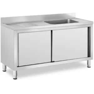 Drezová skrinka Royal Catering 1 misa 500x400x240 mm nehrdzavejúca oceľ