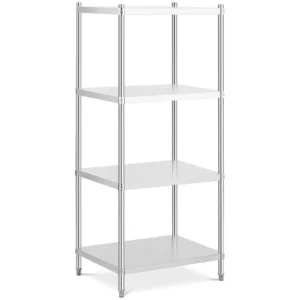 Nerezový regál Royal Catering 80x60x180 cm nosnosť 200 kg