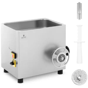 Mlynček na mäso z nerezu, spätný chod, 380 kg/h