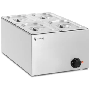Bain Marie výdajný kúpeľ – 640 W – 4 x GN 1/4 nádoby