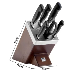 ZWILLING VIER STERNE – samoostriaci blok s nožmi – 7 dielov