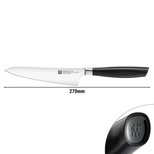 Kuchársky nôž compact ZWILLING ALL*STAR – čierna rukoväť, čepeľ 140 mm