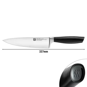 Kuchársky nôž compact ZWILLING ALL*STAR – čierna rukoväť, čepeľ 200 mm