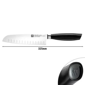 Santoku nôž ZWILLING ALL*STAR – čierna rukoväť, čepeľ 180 mm