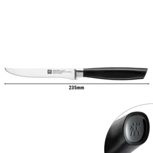 Steakový nôž ZWILLING ALL*STAR – čierna rukoväť, čepeľ 120 mm