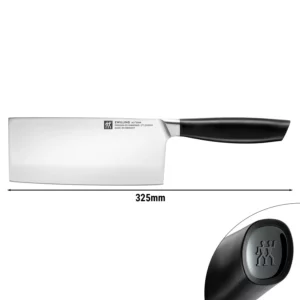 Čínsky kuchársky nôž ZWILLING ALL*STAR – čierna rukoväť, čepeľ 180 mm
