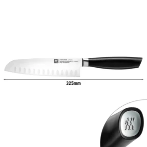 Santoku nôž ZWILLING ALL*STAR – strieborná rukoväť, čepeľ 180 mm