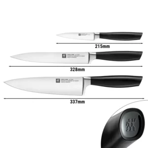Sada nožov ZWILLING ALL*STAR – 3 diely, čierna