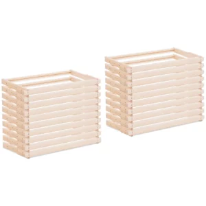 20 ks rámikov Langstroth – borovicové, výška 232 mm, s drôtom