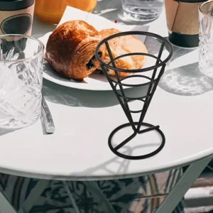 Stojan na servírovanie hranolčekov Hendi – obdĺžnikový, 150×110 mm