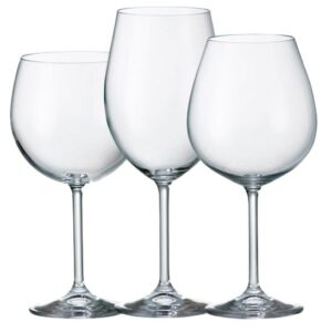 Poháre na červené víno Colibri Crystalite Bohemia – 580 ml (vysoké, zúžené)