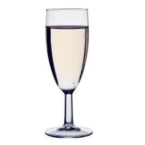 Poháre Reims Arcoroc na sekt a šampanské