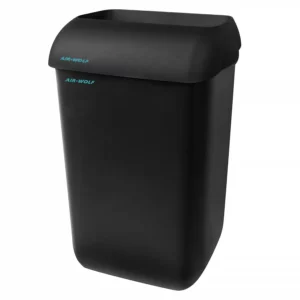 AIR WOLF | Odpadkový kôš s kapotou, 23L, ABS plast, antracit