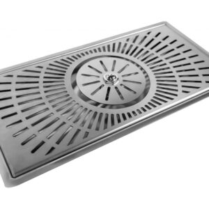 Sklenená sprcha – s mriežkovým krytom, vstupná