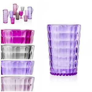 Rio plastový pohár – 0,4 l, slivkový, stohovateľný