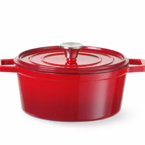 Liatinový kastról Hendi 626849 – 4,4 L, smaltovaný