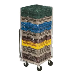 Ochranný kryt na stojany – priehľadný – výška 1220 mm