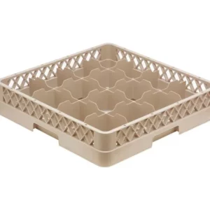 Umývací kôš na väčšie šálky - 500x500 mm - 16 priehradiek - 112x112 mm