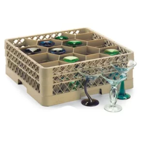 Sklenený kôš - Rack-Max - 500x500 mm - 12 priehradiek