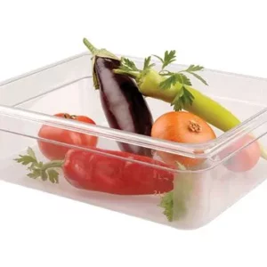 Polykarbonátová nádoba GN 1/2 – priehľadná – výška 100 mm