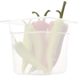 Polypropylénová GN nádoba 1/6 – mliečna – hĺbka 150 mm