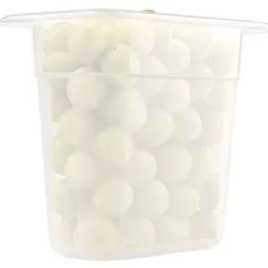 Polypropylénová GN nádoba 1/9 – mliečna – hĺbka 100 mm