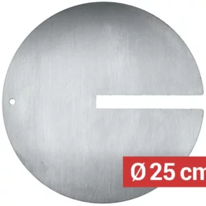 Tanier na špízy so štrbinou – Ø 25 cm – hrubší typ