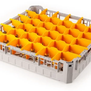 Košík na sklo – 500x500 mm, 36 priehradiek