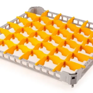 Horný rám pre kôš na sklo – 500x500 mm, 36 priehradiek