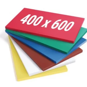 (6 kusov) súprava dosky na krájanie - 40 x 60 cm - hrúbka 2 cm - viacfarebná