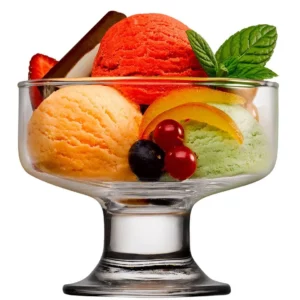 Sklenený zmrzlinový pohár – 0,26 L