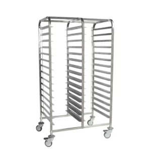Dvojitý vozík na podnosy - EN 60 x 40 cm