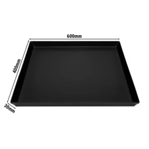 Pizza plech modrý – 60x40x3 cm