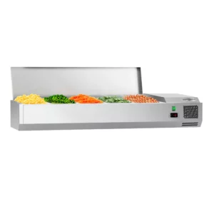 Chladiaca vitrína ECO – 1,2 x 0,34 m – pre 5x 1/4 GN