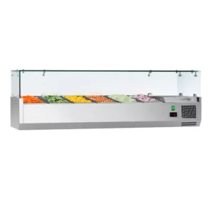 Chladiaca vitrína ECO – 1,4 x 0,4 m – pre 6x 1/3 GN-nádobu