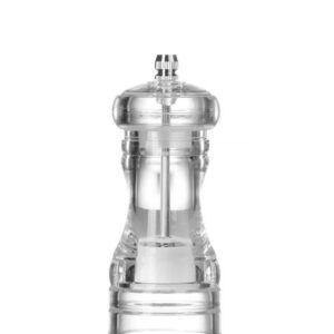 Akrylový mlynček na soľ Hendi – Priehľadný, ø50×(H)140 mm